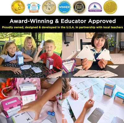 Ultimate Multiplication & Division Math Mastery Flash Cards Bundle: 711 Multiplication & Division Equations (All Facts 0-12) for Engaging 3rd-6th Grade Learning - Color-Coded, Graphic Illustrations