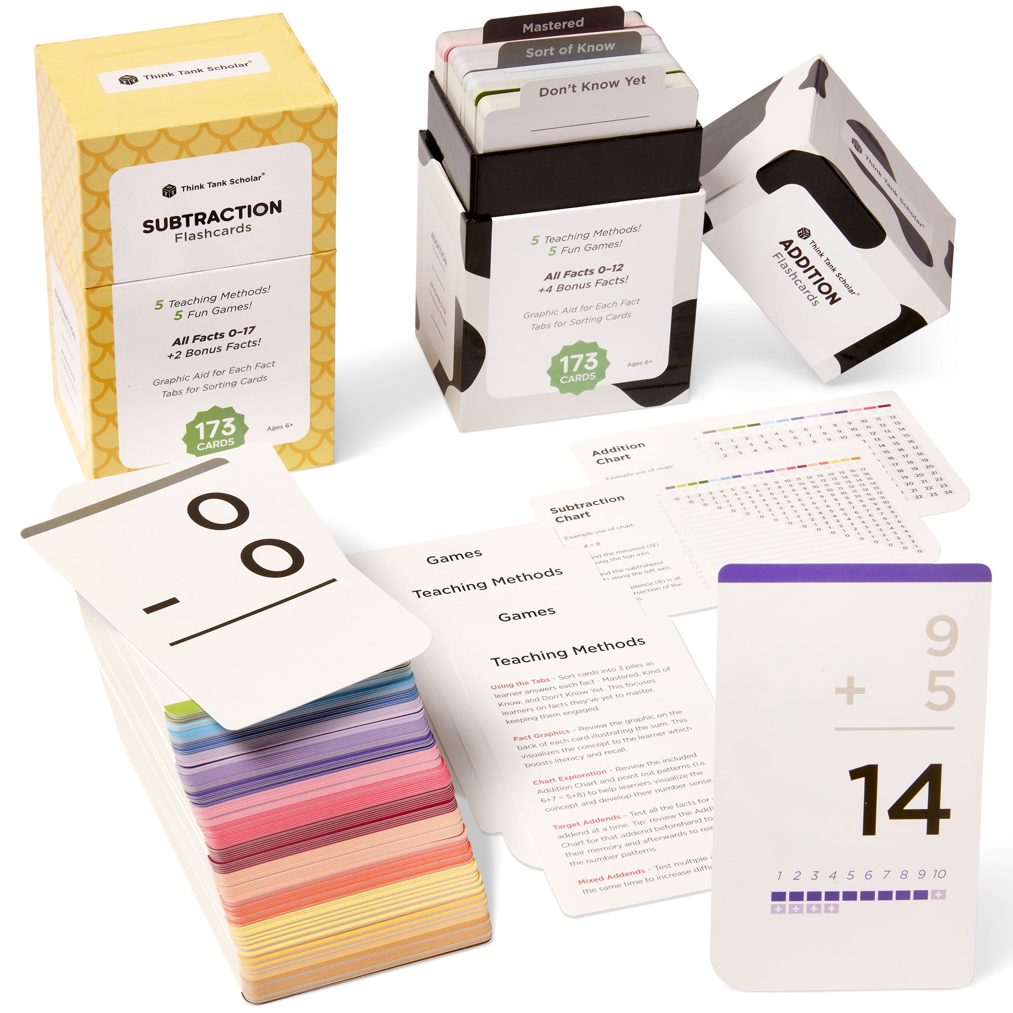 Design packaging boxes for flashcards