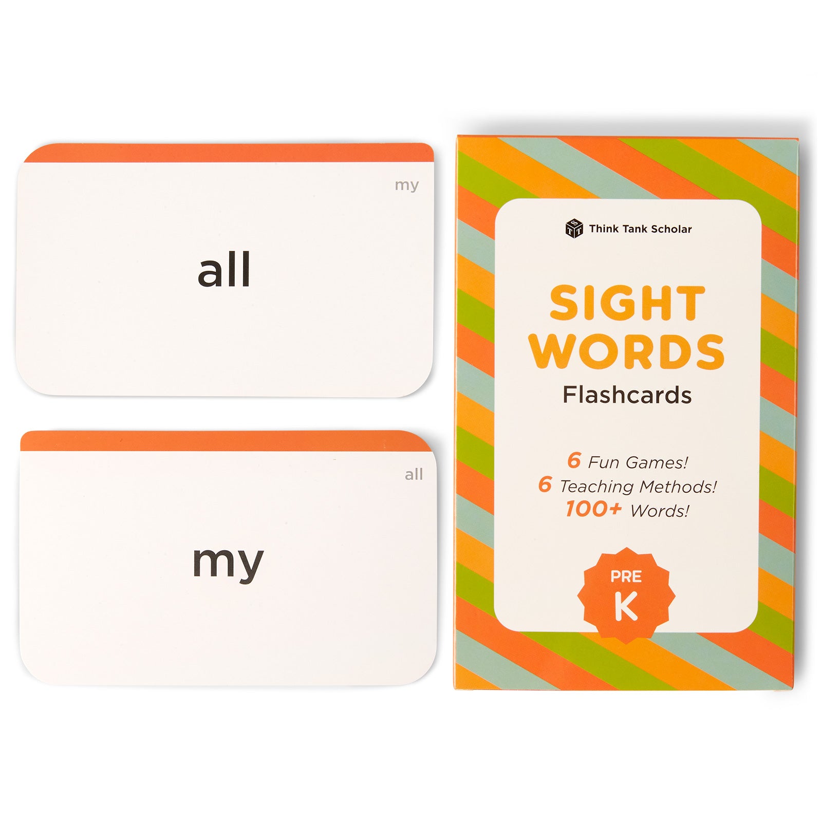 Preschool (Pre-K) Sight Words Flash Cards